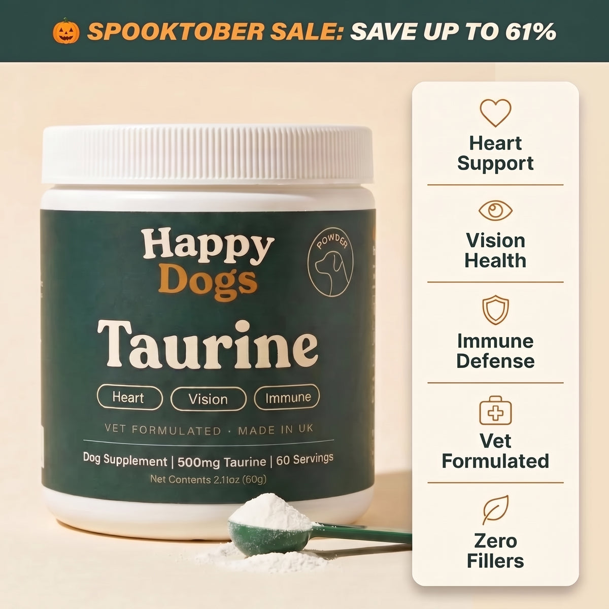 HappyDogs Taurine